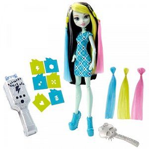 Monster High Набор игровой Стильная прическа Френки с аксессуарами