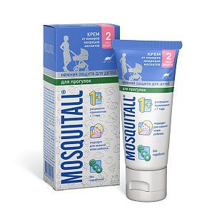 Mosquitall Нежная защита от комаров Крем детский 40 мл