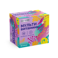 Мультивитамин MultiForte (витамины и минералы) для взрослых капсулы 60 шт