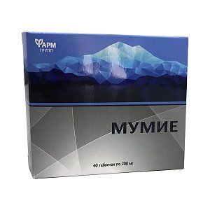 Мумие таблетки 200 мг 60 шт ФармГрупп (БАД)