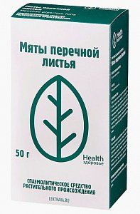 Мяты перечной листья 50 г Фирма Здоровье