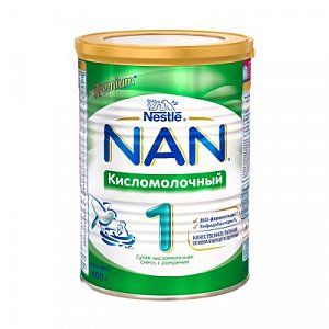 NAN 1 Кисломолочная смесь с рождения 400 г