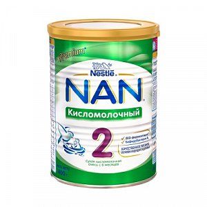 NAN 2 Кисломолочная смесь с 6 мес 400 г