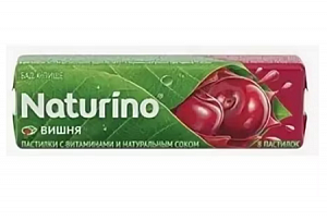 Натурино Пастилки с натуральным соком вишни 33,6 г