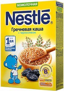 Nestle Каша гречневая безмолочная с черносливом с 4 мес 200 г