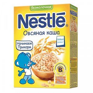 Nestle Каша овсяная безмолочная с 5 мес 200 г