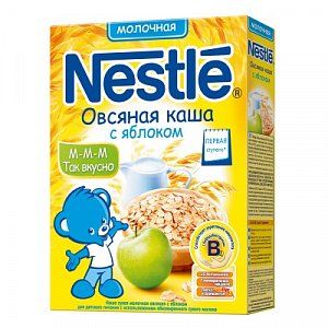 Nestle Каша овсяная молочная с яблоком с 5 мес 250 г