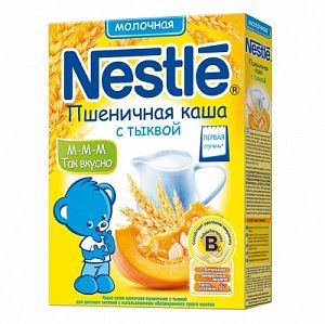 Nestle Каша пшеничная молочная с тыквой с 5 мес 250 г