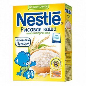 Nestle Каша рисовая безмолочная гипоаллергенная с 4 мес 200 г