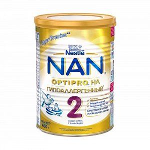 Nestle NAN 2 Молочная смесь Optipro гипоаллергенная с 6 мес 400 г