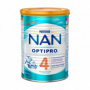 Nestle NAN 4 Молочная смесь Premium Optipro с 18 мес 400 г