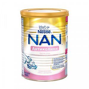 Nestle NAN Молочная смесь Антиколики с рождения 400 г