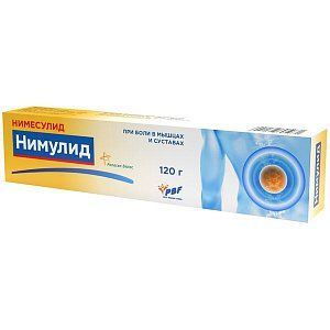 Нимулид гель для наружного применения 1% туба 120 г
