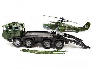 Нордпласт военный тягач щит с вертолетом 256