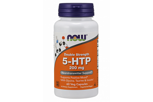 NOW 5-НТР Двойная сила 200мг капсулы 60 шт