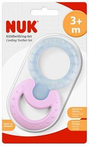 NUK Набор прорезывателей Стандартс охлаждающим кольцом 2 шт