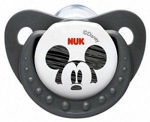 NUK Пустышка силиконовая Disney Микки р1 успокаивающая 1 шт