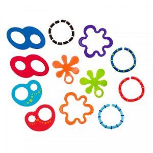 Oball Набор прорезывателей Забавные колечки 12 шт