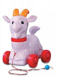 Огонек Каталка Козлик С-1350 (С-1220) на веревочке