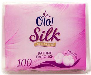 Ola Ватные палочки Silk Sense 100 шт (пакет)