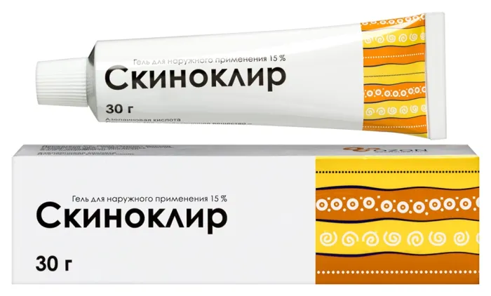 Скиноклир, гель для наружного применения 15% 30 г