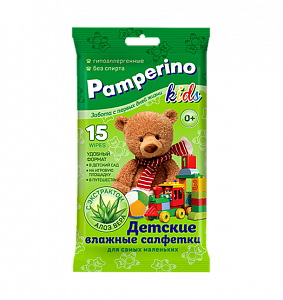 Pamperino Салфетки детские 15 шт