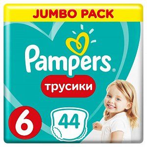 Pampers Подгузники-трусики Pants Extra Large 16+ 44 шт