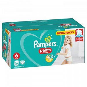 Pampers Подгузники-трусики Pants Extra Large 16+ 88 шт
