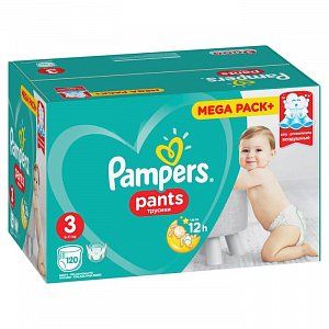 Pampers Подгузники-трусики Pants Midi 6-11 кг 120 шт