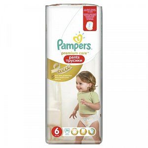 Pampers Подгузники-трусики Premium Care Pants Extra Large 16+ 36 шт