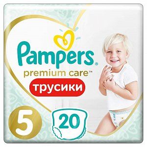 Pampers Подгузники-трусики Premium Care Pants Junior 12-18 кг 20 шт