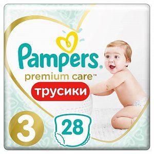 Pampers Подгузники-трусики Premium Care Pants Midi 6-11 кг 28 шт