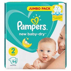 Pampers Подгузники New Baby-Dry Mini 3-6 кг 94 шт