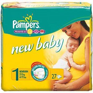 Pampers Подгузники NewBaby NewBorn 2-5 кг 27 шт