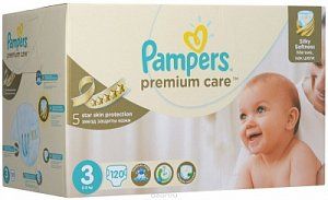 Pampers Подгузники Premium Care Midi 5-9 кг 120 шт