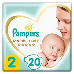 Pampers Подгузники Premium Care Mini 4-8 кг 20 шт