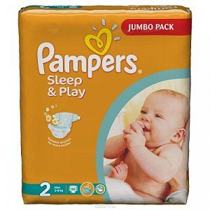 Pampers Подгузники Sleep & Play Mini 3-6 кг 88 шт