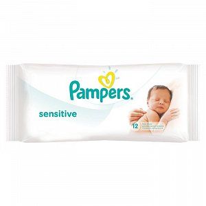 Pampers Салфетки влажные Sensitive 12 шт