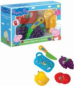 Peppa Pig Игровой набор фруктов и овощей 29888 5 предметов