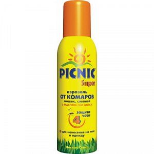Picnic Супер Аэрозоль от комаров 125 мл