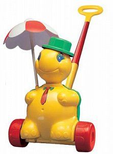 Полесье Каталка Черепашка Тортила с ручкой с ручкой 3637