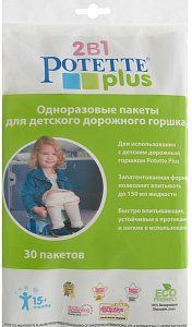 Potette Plus потетте плюс 2733 упаковка из 30 -ти одноразовых пакетов