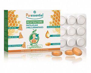 Puressentiel Леденцы ароматические &quot;3 меда&quot; 18 шт