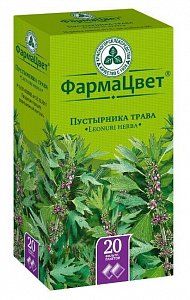 Пустырника трава фильтр-пакеты 1,5 г 20 шт Красногорсклексредства
