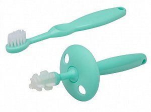 Roxy Kids Зубная щетка и щетка-массажер от 4 мес