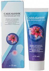 Сабельник гель-бальзам для тела 75мл Простой рецепт