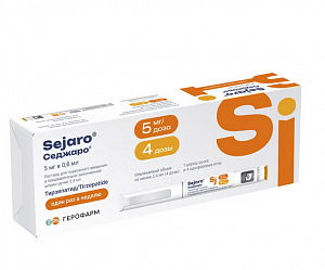 Седжаро раствор для подкожного введения 12,5 мг шприц в автоинжекторе 4 шт