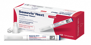 Семавик Некст раствор для подкожного введения 1,7 мг доза 3мл шприц-ручка 1 шт + игла одноразовая 4 шт