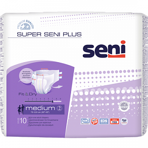 Seni Super Plus Air Подгузники для взрослых M 10 шт