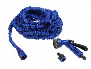 Шланг поливочный ХХХ латексный 5м - 15м + распылитель